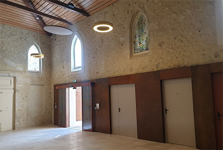 Réaménagement de l’ancienne chapelle. Villeneuve-les-Béziers
