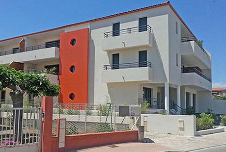 Construction d'une résidence de 10 logements collectifs. Valras-plage
