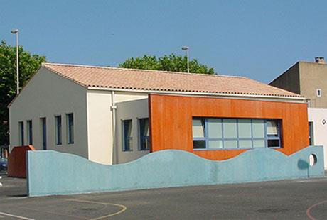 Réhabilitation et extension de l'école maternelle et du restaurant scolaire. Valras-Plage
