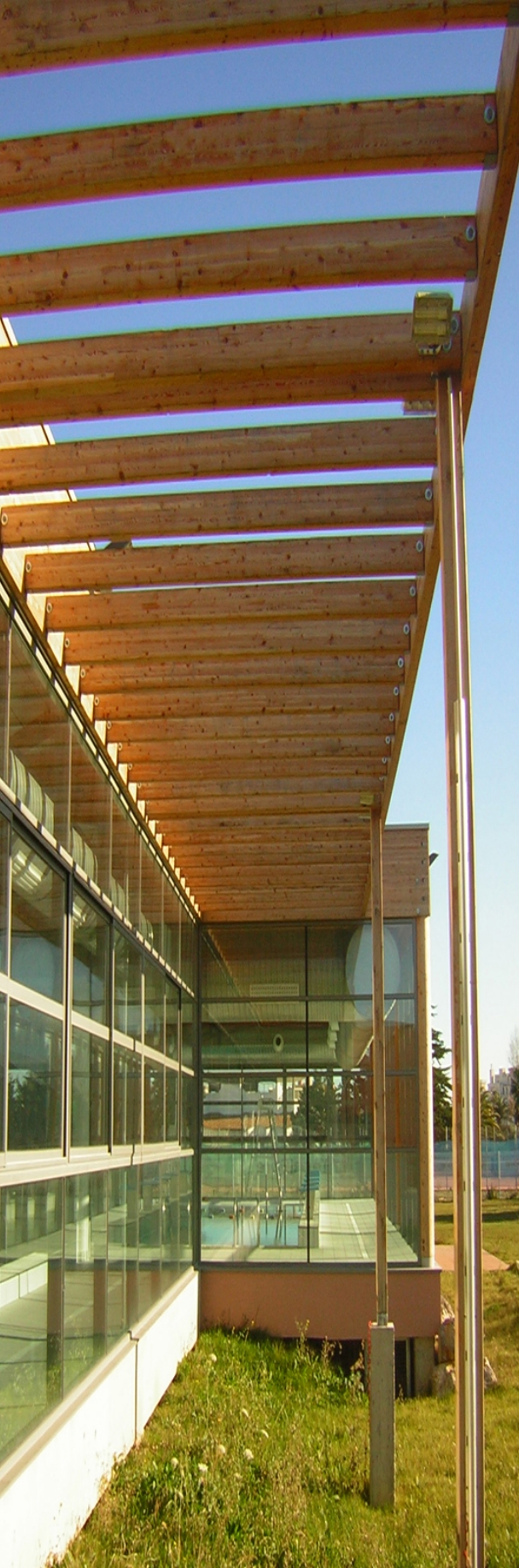 Façade d’un local public conçu par L2G cabinet d'architecte près de Valras dans l’Hérault